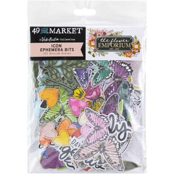 49 and Market - The Flower Emporium Collection - Die Cuts - Icon Ephemera
