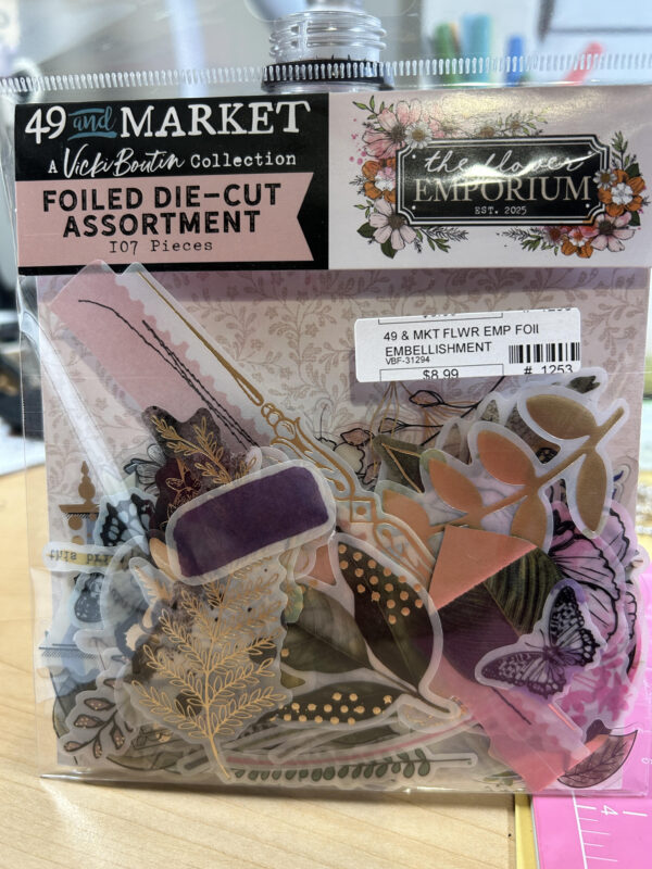 49 and Market - The Flower Emporium Collection - Foiled Die Cuts
