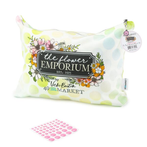 49 and Market - The Flower Emporium Collection - Project Tote Bag with Enamel Dots - Limited Edition